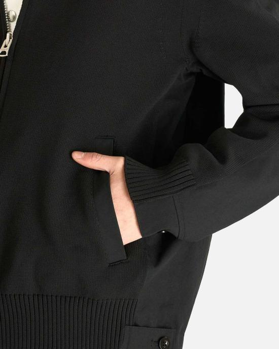  사카이 자켓 웨더클로스 니트 블라우스 재킷 - SACAI