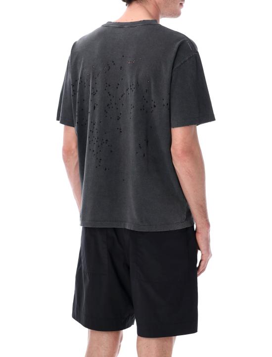 26SS 새티스파이 반팔 티셔츠 1100600A04 BLACK WASH - SATISFY