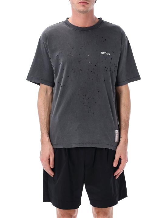 26SS 새티스파이 반팔 티셔츠 1100600A02 AGED BLACK