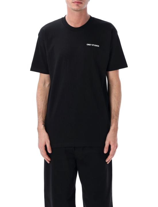 26SS 오베이 반팔 티셔츠 165264343 BLACK Nero