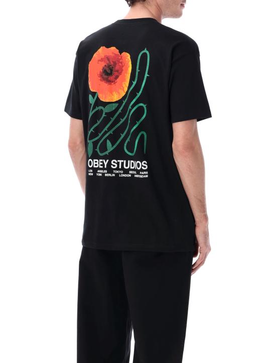 26SS 오베이 반팔 티셔츠 165264343 BLACK Nero - OBEY