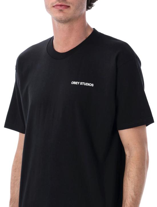 26SS 오베이 반팔 티셔츠 165264343 BLACK Nero - OBEY