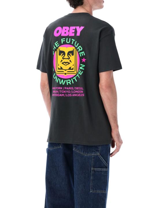 26SS 오베이 반팔 티셔츠 165264297 VB VINTAGE BLACK - OBEY