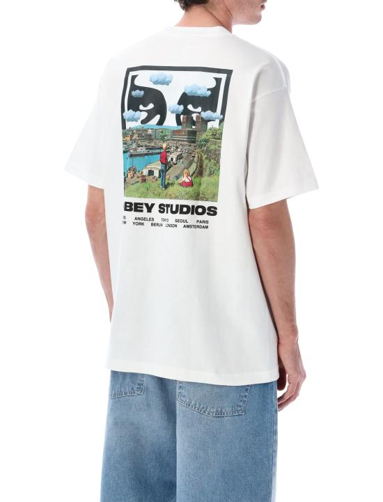 26SS 오베이 반팔 티셔츠 168024320 WHITE Bianco - OBEY