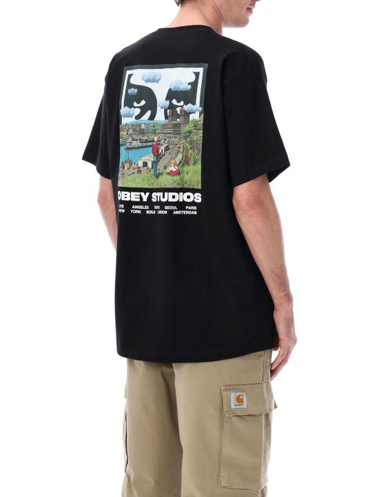 26SS 오베이 반팔 티셔츠 168024320 BLACK Nero - OBEY