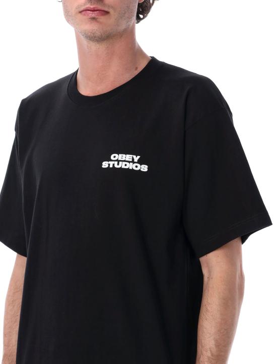 26SS 오베이 반팔 티셔츠 168024320 BLACK Nero - OBEY