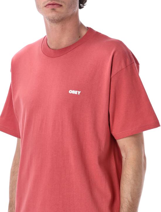 26SS 오베이 반팔 티셔츠 165264346 MR MINERAL RED - OBEY
