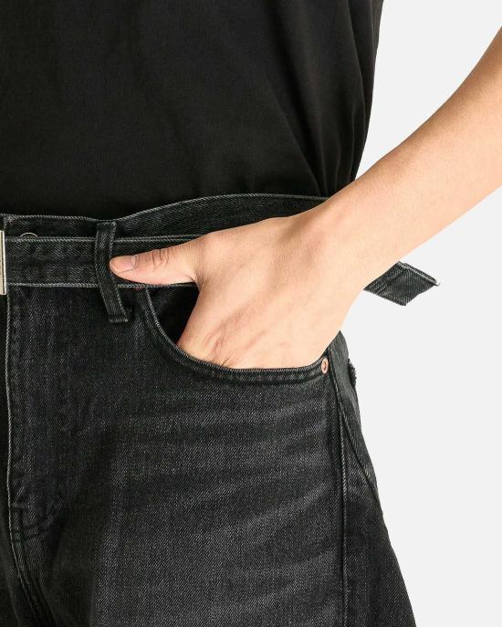  사카이 데님 팬츠 블랙 - SACAI