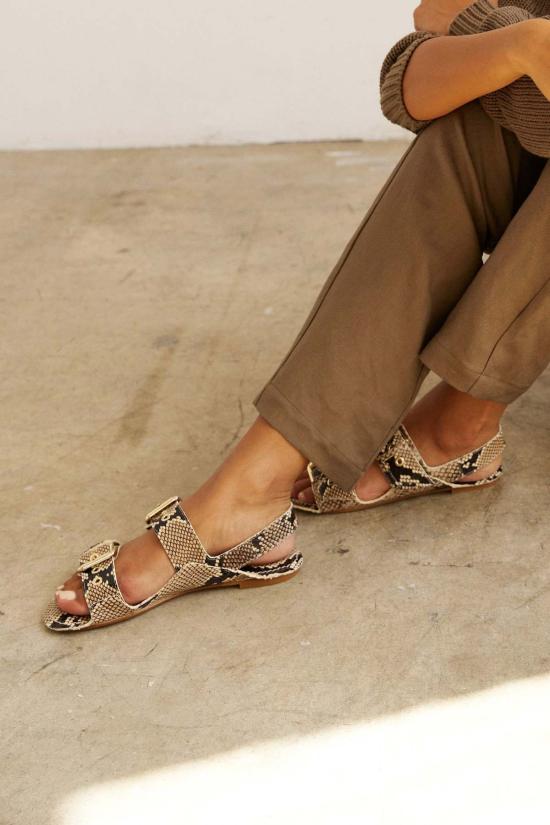  제이미 할러 샌들 더블 버클 샌들 - JAMIE HALLER