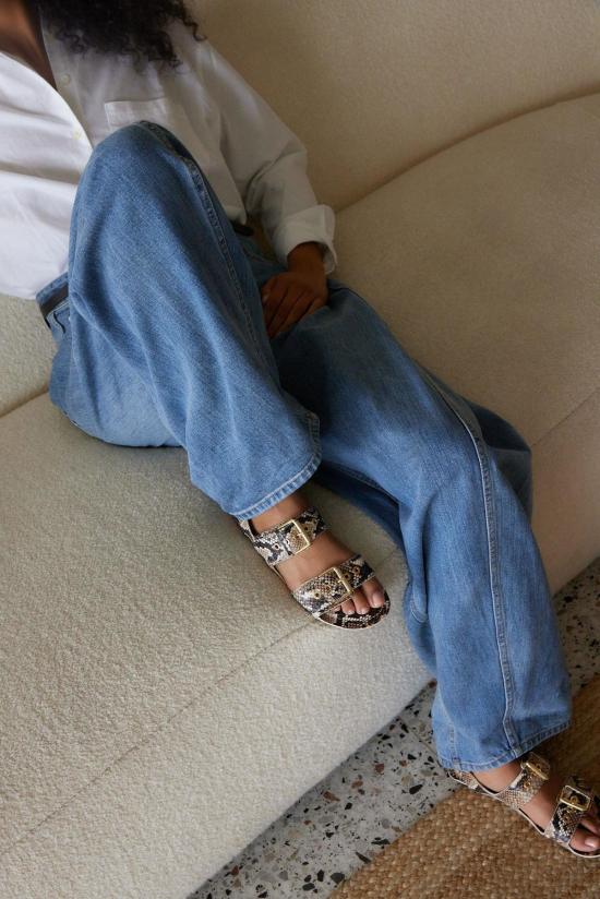  제이미 할러 샌들 더블 버클 샌들 - JAMIE HALLER