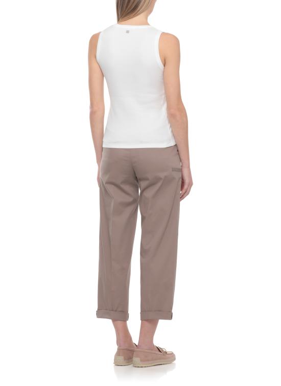 26SS 빠니깔레 민소매 티셔츠 D381725CA 38D13B0200 White - Panicale