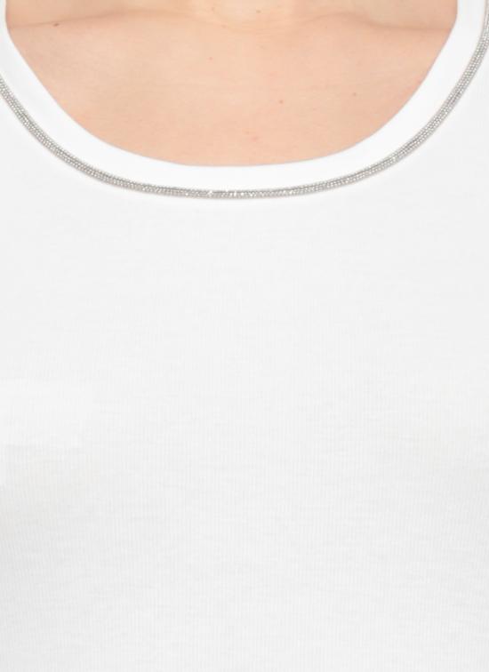 26SS 빠니깔레 민소매 티셔츠 D381725CA 38D13B0200 White - Panicale