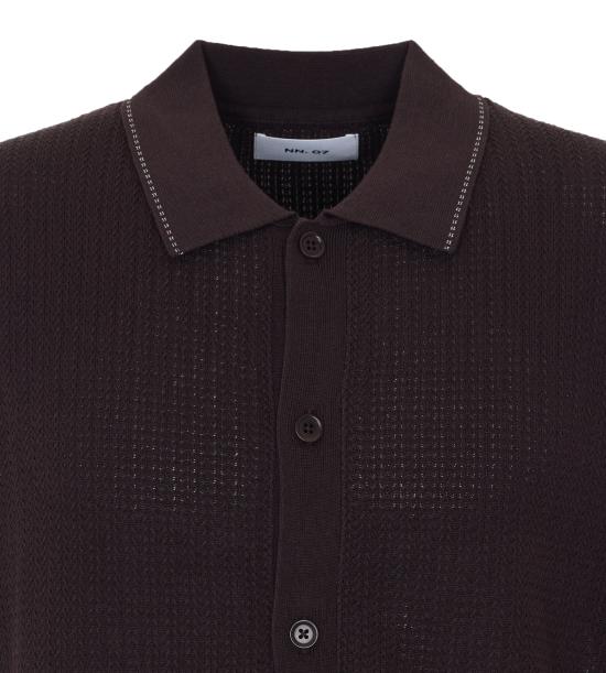 26SS 엔엔07 폴로 티셔츠 2610000017 DEEP TRUFFLE Brown - NN07