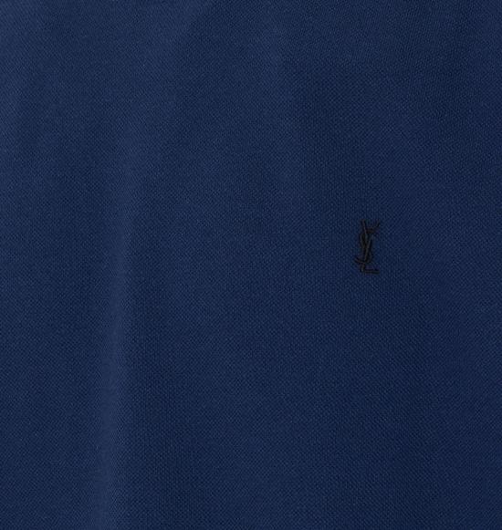 26SS 생로랑 반팔 티셔츠 832941 Y37HC4110 Blue - SAINT LAURENT