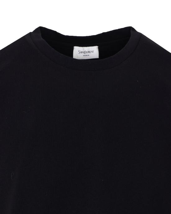 26SS 생로랑 반팔 티셔츠 861693 Y38AK1000 Black - SAINT LAURENT