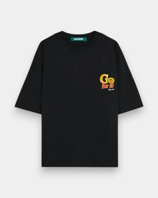 26SS 바로우 반팔 티셔츠 S6BWUATH079 110 Black