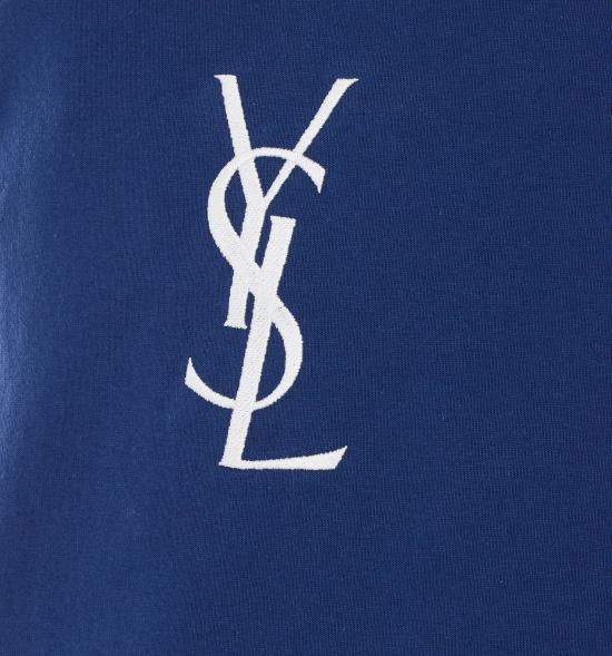 26SS 생로랑 민소매 티셔츠 858319 Y38AK4069 Blue - SAINT LAURENT
