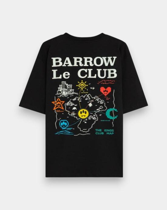 26SS 바로우 반팔 티셔츠 S6BWUATH087 110 Black - BARROW