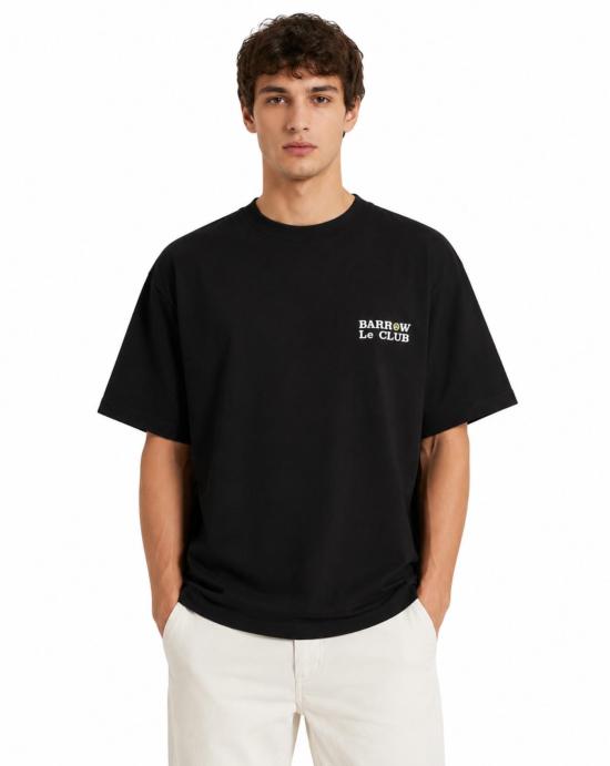 26SS 바로우 반팔 티셔츠 S6BWUATH087 110 Black - BARROW