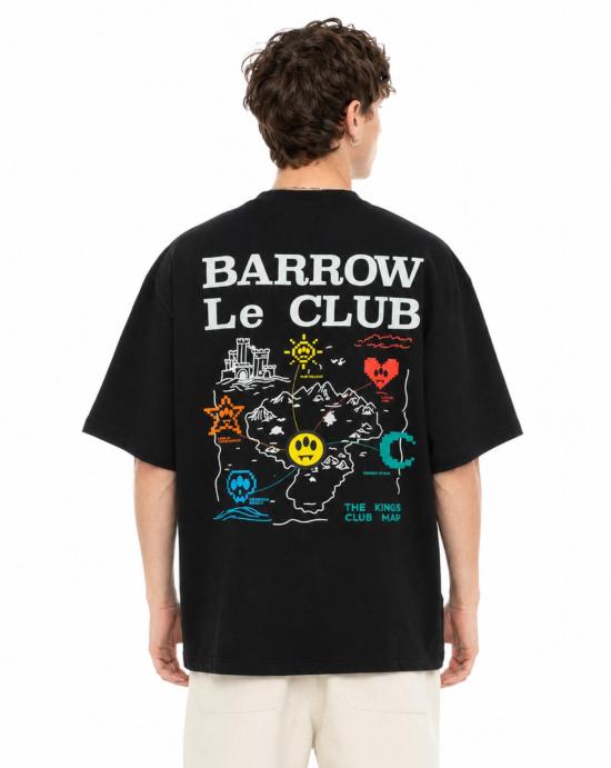 26SS 바로우 반팔 티셔츠 S6BWUATH087 110 Black - BARROW