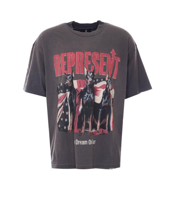 26SS 리프레젠트 반팔 티셔츠 MLM100593 46 Grey
