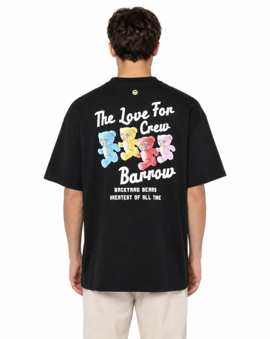 26SS 바로우 반팔 티셔츠 S6BWUATH077 110 Black - BARROW