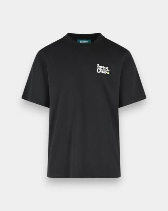 26SS 바로우 반팔 티셔츠 S6BWUATH077 110 Black