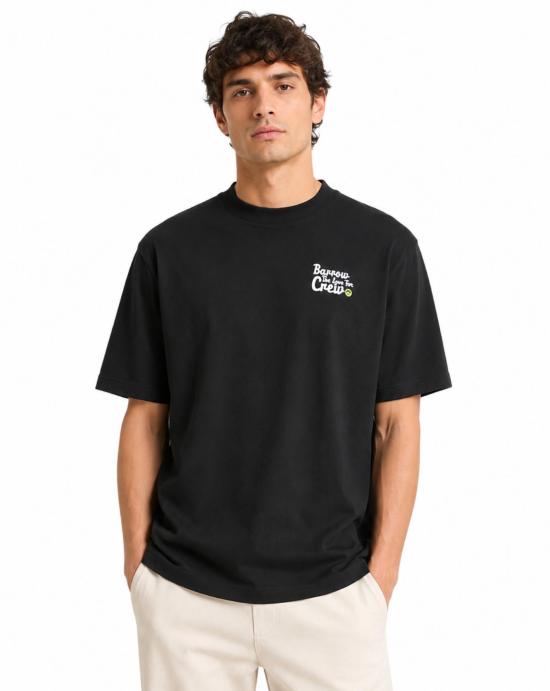 26SS 바로우 반팔 티셔츠 S6BWUATH077 110 Black - BARROW