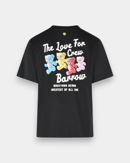 26SS 바로우 반팔 티셔츠 S6BWUATH077 110 Black - BARROW