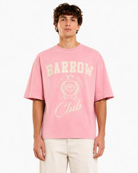 26SS 바로우 반팔 티셔츠 S6BWUATH019 049 Light rose - BARROW