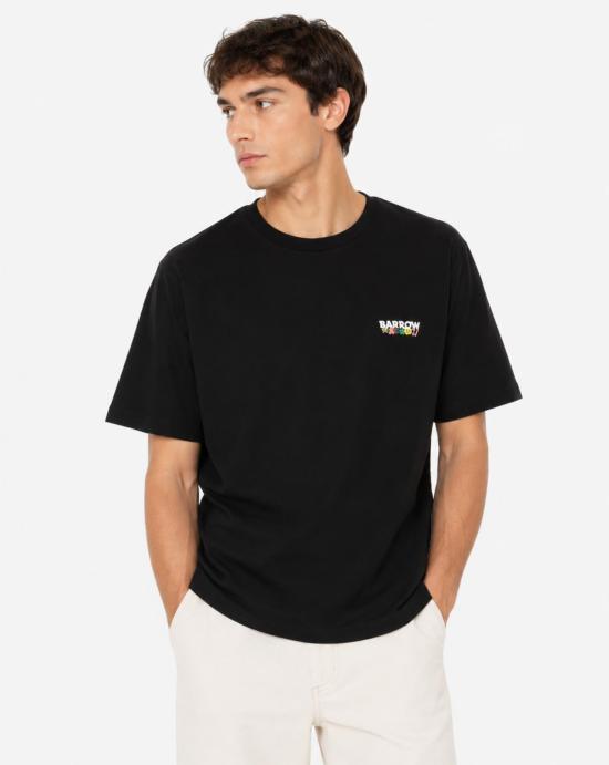 26SS 바로우 반팔 티셔츠 S6BWUATH032 110 Black - BARROW
