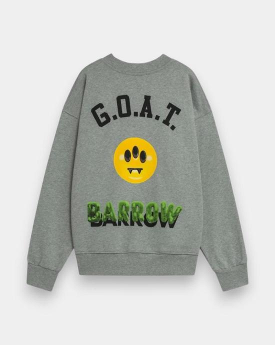 26SS 바로우 긴팔 티셔츠 S6BWUASW088 107 Grey - BARROW
