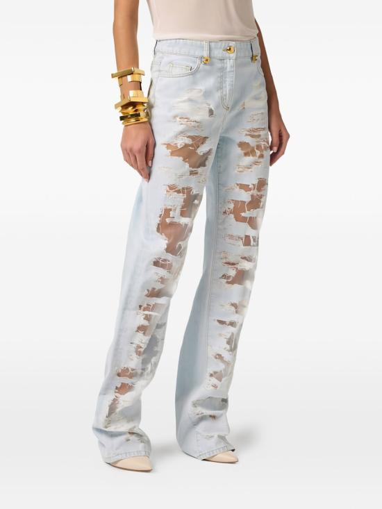 26SS 엘리자베타프랜치 데님 팬츠 PJ32N62E2 FF6 Clear Blue - ELISABETTA FRANCHI