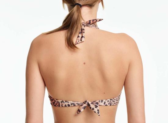  Yasmine Eslami 비키니 수영복 Lena Halter 비키니 탑 레오파드 - OTHER BRANDS