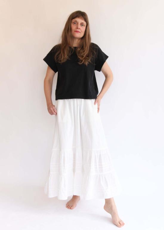  도플 앤 센트 롱 스커트 도플 & 센트 턱 개더드 스커트 - DOPPLE & SCENT