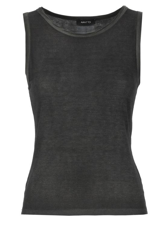 26SS 아방도이 민소매 티셔츠 226SD2720JCVV H V00023 Black