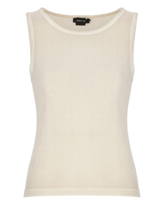 26SS 아방도이 민소매 티셔츠 226SD2720JCVV H V01158 Beige