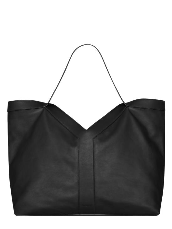 26SS 생로랑 Y 토트 그레인드 레더 820672AAEIF 1000 Black