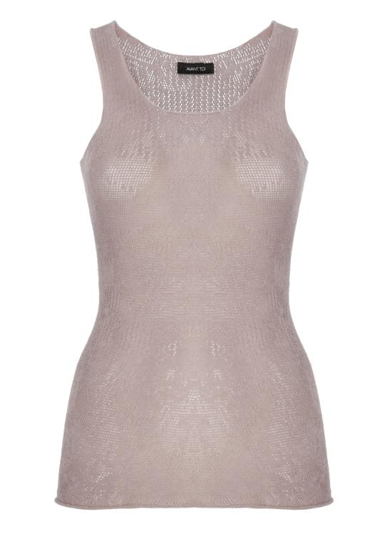 26SS 아방도이 민소매 티셔츠 226SD1411ECSV H V01138 Purple