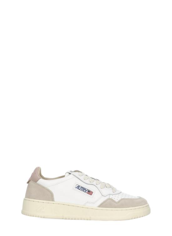 26SS 오트리 메달리스트 로우 레더 스니커즈 AULW LS37WHT POW White
