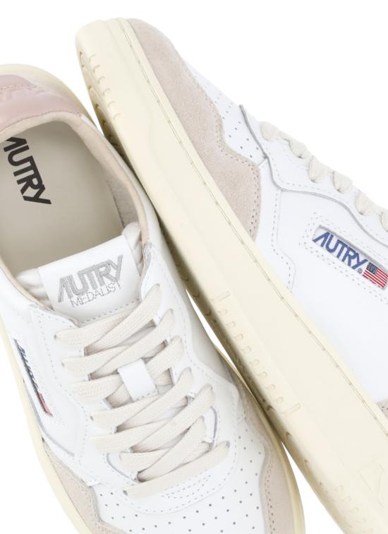 26SS 오트리 메달리스트 로우 레더 스니커즈 AULW LS37WHT POW White - AUTRY