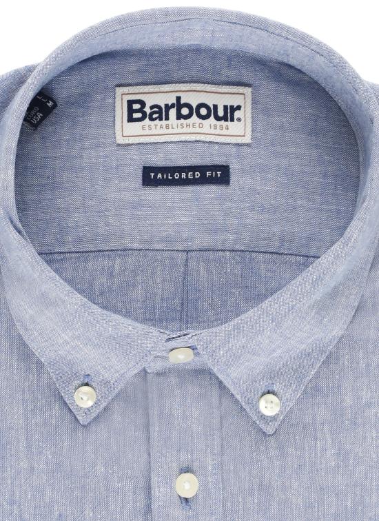 26SS 바버 셔츠 MSH5090 MSHBL33 Light Blue - BARBOUR