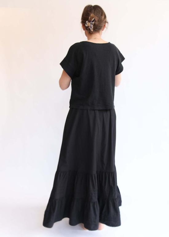  도플 앤 센트 롱 스커트 도플 & 센트 턱 개더드 스커트 - DOPPLE & SCENT