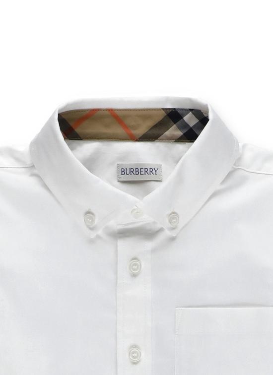26SS [키즈] 버버리 셔츠 8117168 KB5 OWEN LS CHK TUA1464 White - BURBERRY