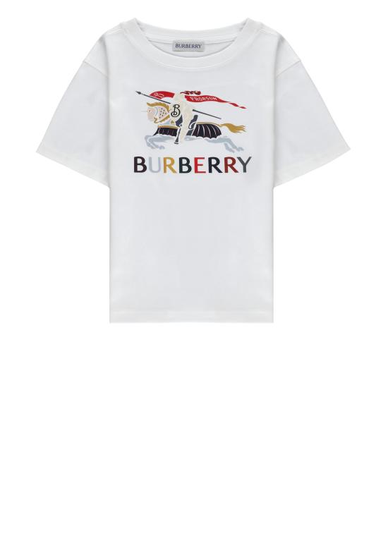 26SS [키즈] 버버리 티셔츠 8117583 KB5 CEDAR EKD MULT CA1464 White