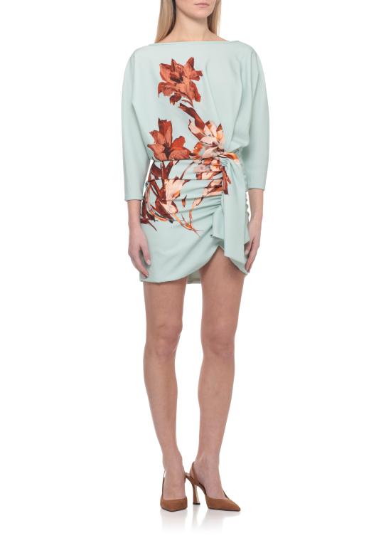 26SS 코스타렐로스 미디 원피스 PS2658 AQUA BROWN Green - COSTARELLOS