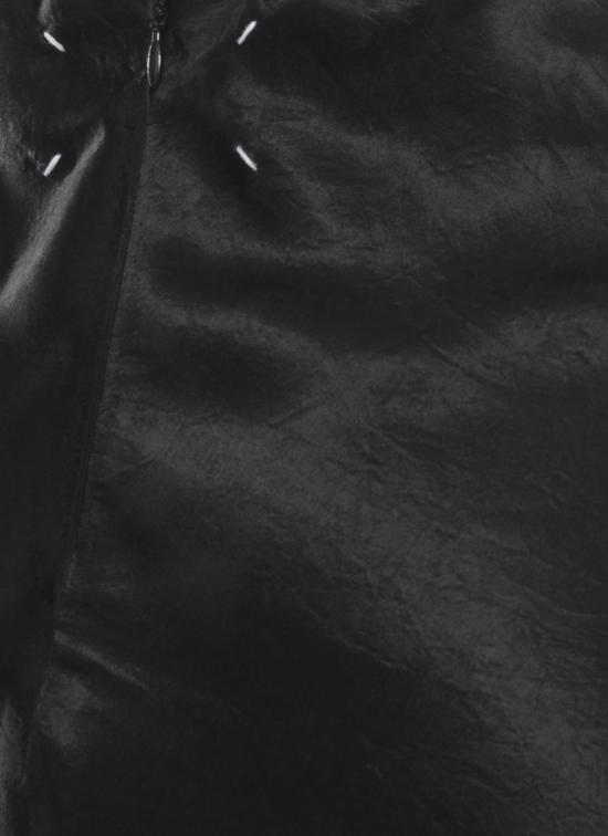 26SS 마르지엘라 사틴 미디 스커트 S29MA0512 M35586900 Black - MAISON MARGIELA