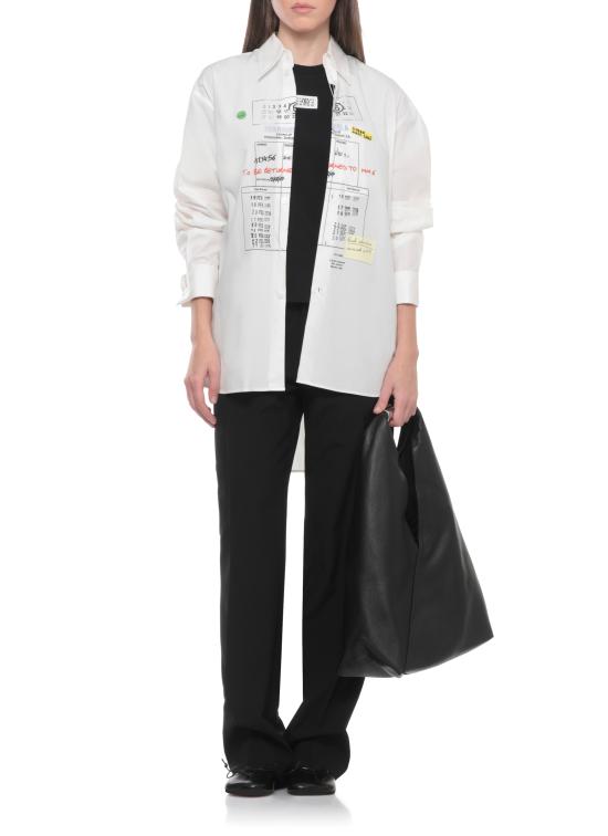 26SS MM6 메종마르지엘라 뉴메릭 코튼 저지 티셔츠 S52GC0327 M20170900 Black - MM6 MAISON MARGIELA