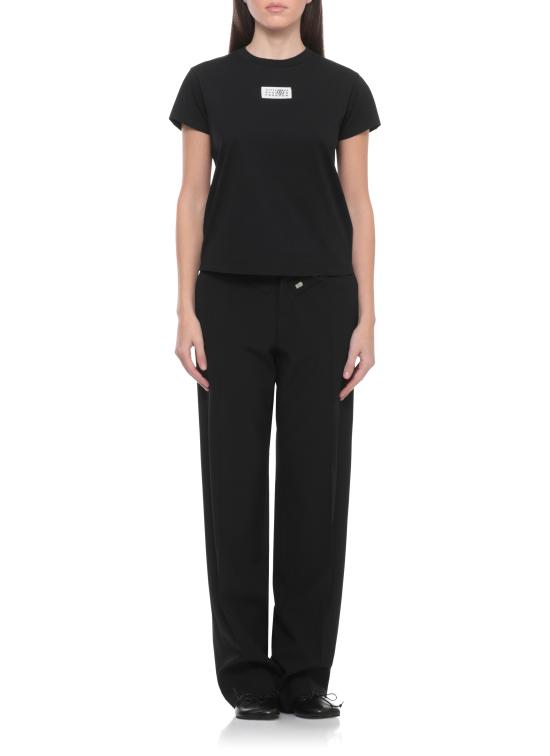 26SS MM6 메종마르지엘라 뉴메릭 코튼 저지 티셔츠 S52GC0327 M20170900 Black - MM6 MAISON MARGIELA