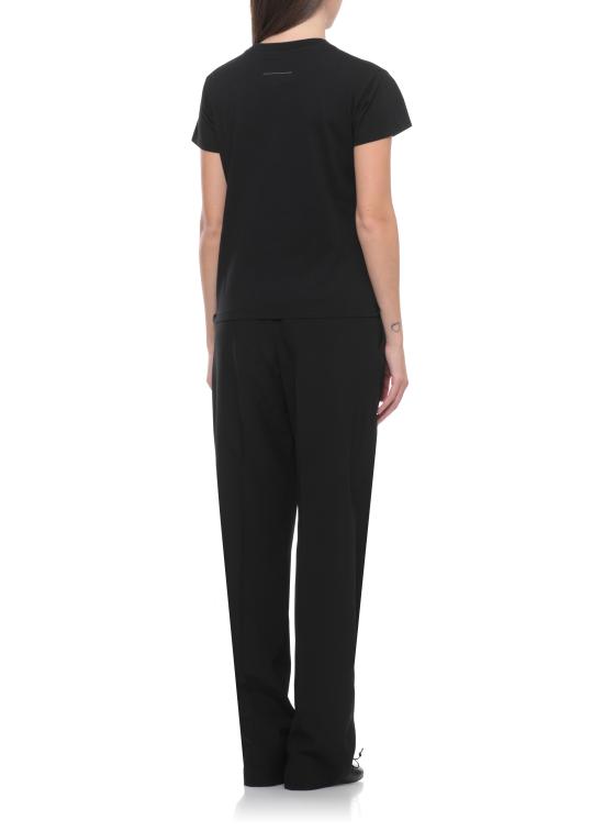 26SS MM6 메종마르지엘라 뉴메릭 코튼 저지 티셔츠 S52GC0327 M20170900 Black - MM6 MAISON MARGIELA